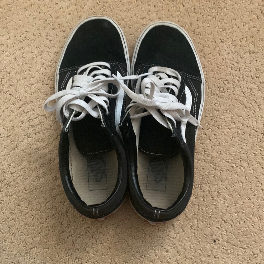 Black old skool vans